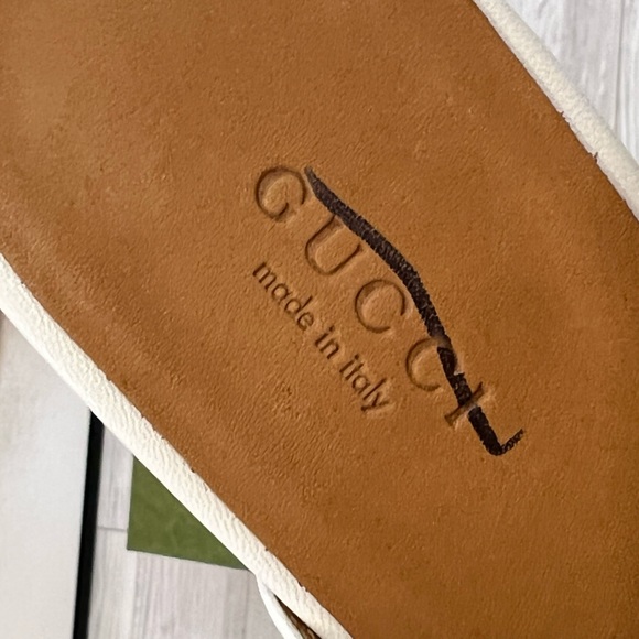 GUCCI Princetown Loafers in Cream Leather EU:37 - Picture 9 of 11